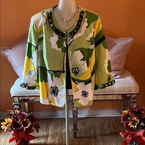 Vibrant Floral Women's Blazer